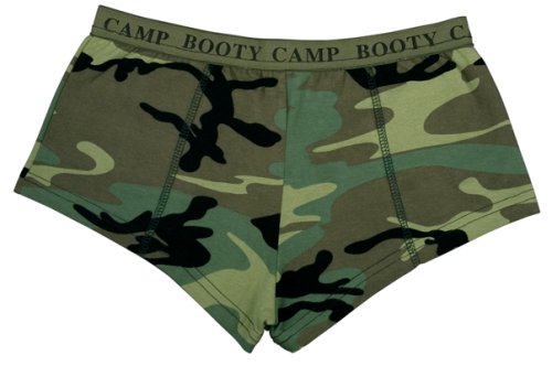 Buy Women’s Camouflage “Booty Camp” Booty Shorts Underwear