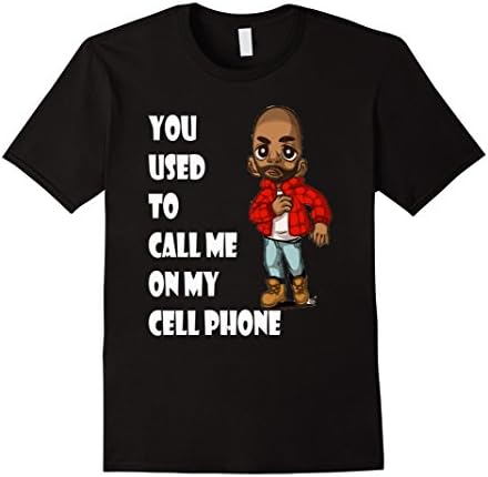 Men's Drake cell phone best t-shirt Large Black