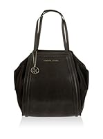 Armani Bolso asa al hombro Shopping (Negro)