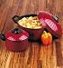 from Betterware Non Stick Steel Pans With Drainer Lids - Set of 2 Model 59910