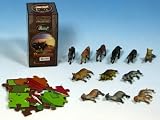 Animal Play Set With Puzzle In Plastic Case - Farm Animal (TF0063P)