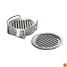 InterDesign Linea Coaster, Brushed Stainless Steel, Set of 4