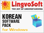 LingvoSoft Korean translation software pack for Windows
