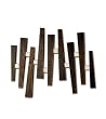 NOVA Lighting Sonata Steel and Nickel Wall Art