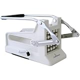 Culina French Fry Potato Cutter with Round Bottom for Easy Slicing, 2 Blades