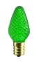 Green LED C7 Replacement Bulb