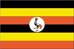 Annin Nylon Uganda Flag, 3-Foot by 5-Foot