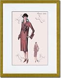 Gold Framed/Matted Print 17x23, Stunning in Red
