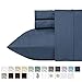 California Design Den 400 Thread Count 100% Cotton Sheet Set, Indigo Batik Twin Sheets 3 Piece Set, Long-Staple Combed Pure Natural Cotton Bedsheets, Soft & Silky Sateen Weave