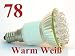 78 LED Strahler E14 Warm Weiss Spot Leuchtmittel JDR E-14 230V Warmweiß