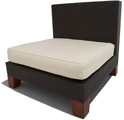 Strathwood Camano All-Weather Wicker Sectional Sofa Seat, Center