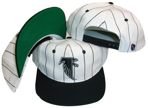 Atlanta Falcons White/Black Two Tone Snapback Adjustable Plastic Snap Back 