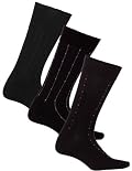 Mens Black Health Socks Assorted 3 Pack | Diabetic Socks