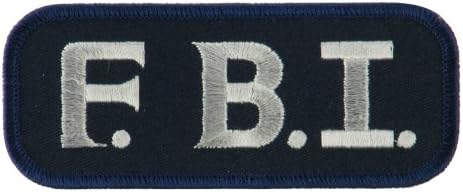 Text Law and Forces Embroidered Military Patch - FBI OSFM
