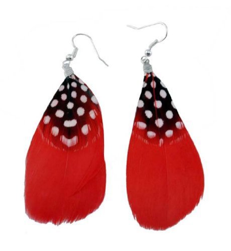 Dangle Feather Earrings