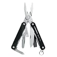 Leatherman 831195 Squirt PS4 Black Keychain Tool with Plier