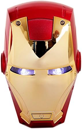 IRON MAN head 6000mAh Portable External Power Bank Battery Charger for iPhone Samsung