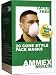 Ammex N95 Rated Face Masks - Protects From Flu, Sars and Other Fatal Deseases - 20 per Box - Niosh N95