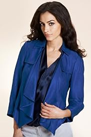 Per Una Speziale Linen Blend Waterfall Jacket
