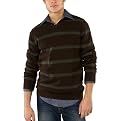 Merona&reg; V-Neck Sweater - Brown/Green Stripe