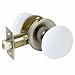 Gainsborough Whitehall Porcelian Privacy Door Knob Satin Nickel