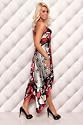CELEBRITY, HOLLYWOOD STYLE M/L SALE RED Scarf DRESS SILK SILVER BROWN summer SPIRAL FLORAL il Elegant satin club long frills Evening Cocktail Dress Size 10/12 AVAILAB silk PARTY OR WEDDING GOWN or as top SPRING SUMMER scarf COCKTAIL FLORAL - SIZE IS M/L OR 10/12 UK MAXI