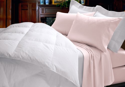 Cheap Cuddledown 300tc Down Comforter Stylish Stripe Twin Level