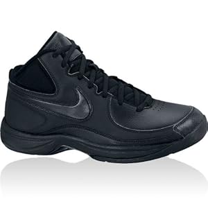 Nike Men's NIKE THE OVERPLAY VII BASKETBALL SHOES 10.5 (BLACK/BLACK/DARK GREY)