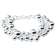 Indian Bracelet Sterling Silver Jewelry from India 9 Inches