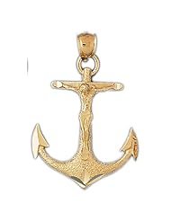 CleverEves 14k Gold Pendant Mariner Cross 5.7 - Gram(s)