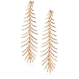 chinese jade earrings Sheila Fajl Rose Gold-Plated 