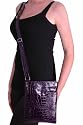 EyeCatchBags - Korrina Croc Snake Effect Patent Womens Cross Body Shoulder Bag