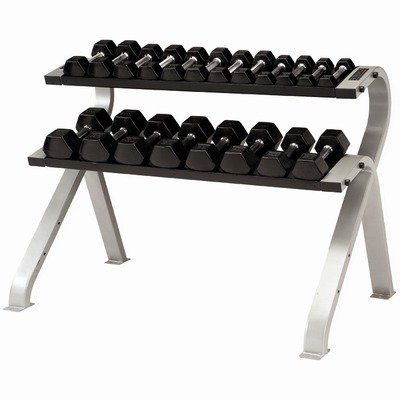 Tko 2-Tier Horizontal Dumbbell Rack