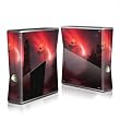 Red Harbinger Design Protector Skin Decal Sticker for Xbox 360 S Game Console Full Body