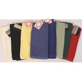Farberware Solid Dish Towel-natural by Bed and Bath