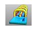 Dual Lane Slide and Splash w/Pool - Great for Rental business, Church, School, Institution.
