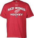 Reebok Detroit Red Wings Center Ice Authentic Locker Hockey T-shirt