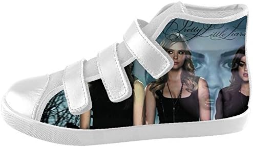 GDOKONW Customize Pretty Little Liars Velcro Kids Canvas Shoes Girls Boys Unisex