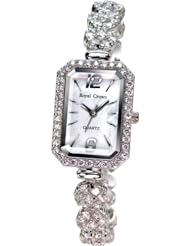 Gemorie Women Fashion Watch with Jewelry Band in Rhodium Plating (128980)