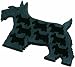 Lekue Classic Scottie Ice Cube Tray, Black