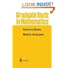 Matrix Analysis (Graduate Texts in Mathematics)