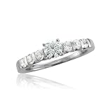 14k Gold Diamond Engagement Ring Band, Size (GH, SI3-I1, 1.00 carat)
