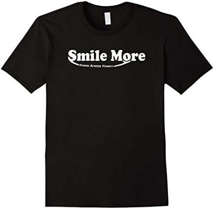 Men's S-mi-le t shirt Mo-re Roman-Atwood - T Shirt Large Black