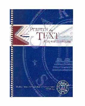 Perfect The Text editing & Proofreading (medical transcription home study course)