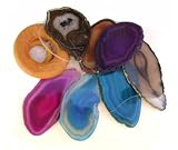 Natural Brazilian Agate 7 Piece Wind Chime, Mixed Color