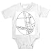 Onesie with San Francisco, black and white, California, construction, engineering, track, iron, bridge