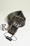 D&G Dolce & Gabbana Belts Dark Brown Leather DC0814