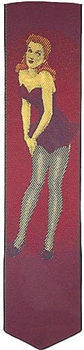 Papilionaceous Alberto Vargas Silk Stocking silk bookmark