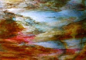 Youghiogheny Multi Colored Stipple Stained Glass Sheet - 8" X 12" (.67sf)