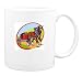 Mug with harness, horse, wedding, carriage, animal